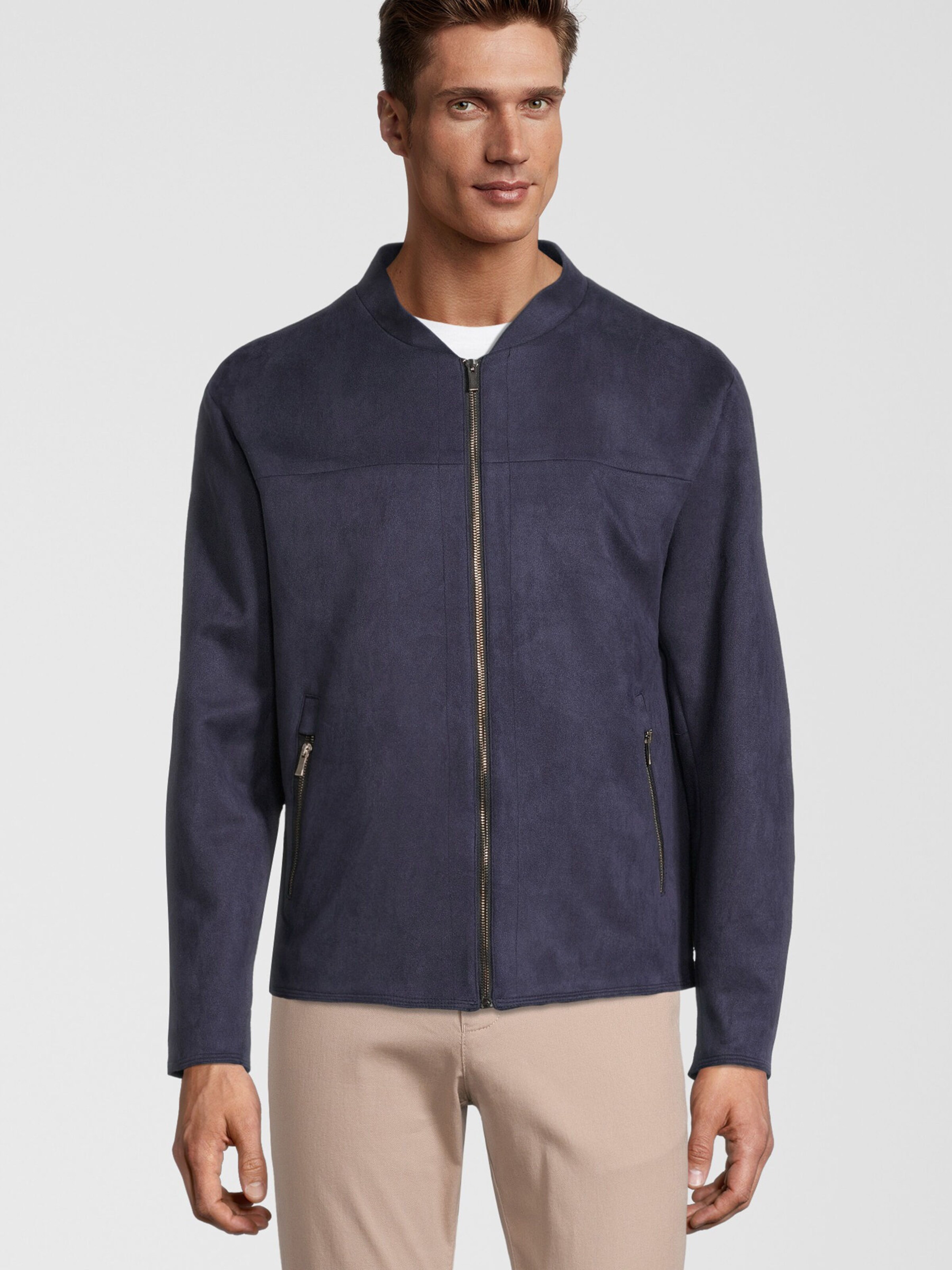 Steffen Klein Regular fit Colbert in Blauw: voorkant