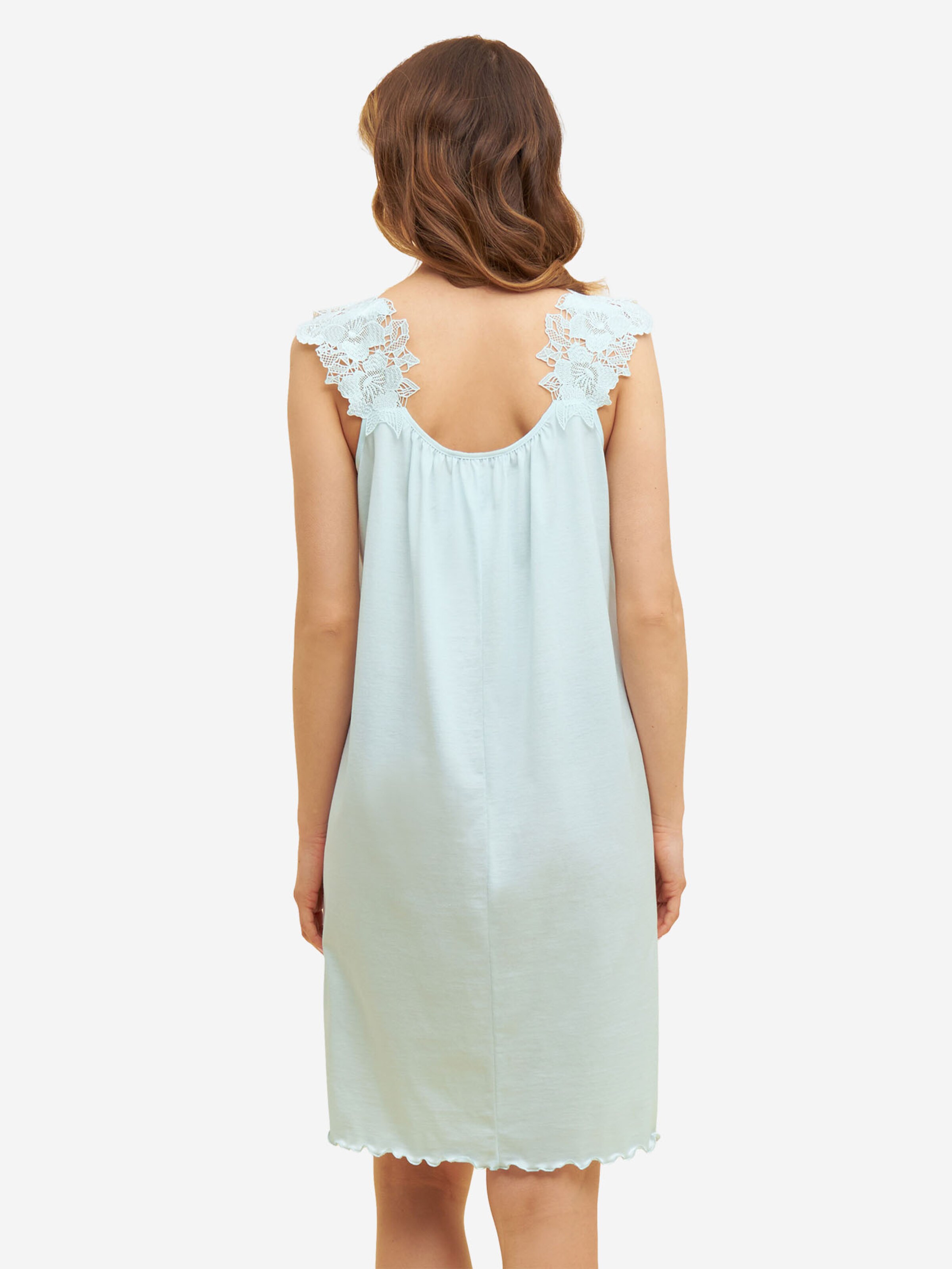 FÉRAUD PARIS Nightgown ' Wellensaum ' in Blue