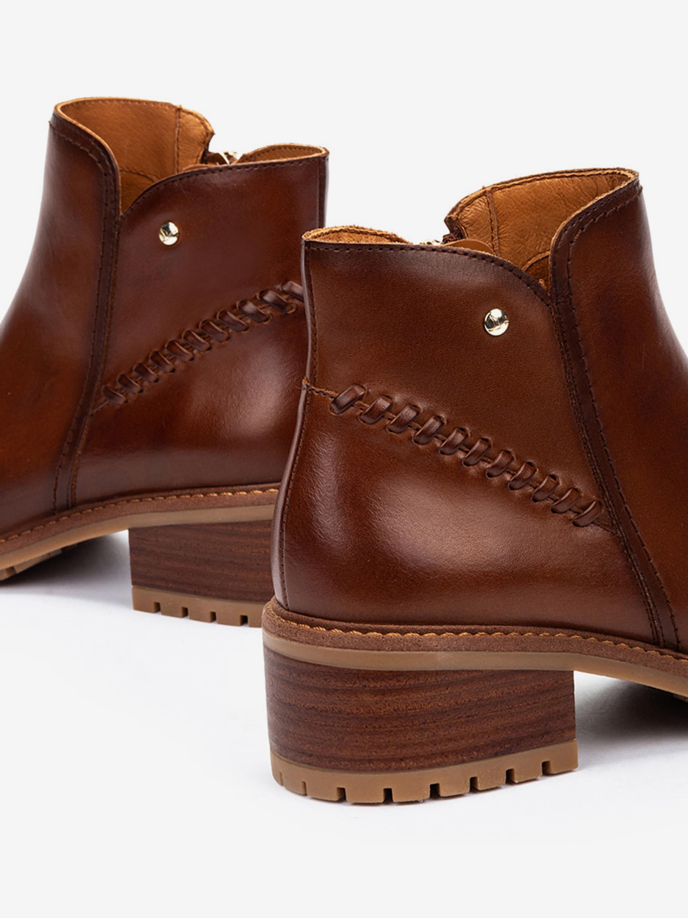 Bottines Massini Marron Foncé - Pointure 7.5 N (étroite) - Talon Haut - Occasion