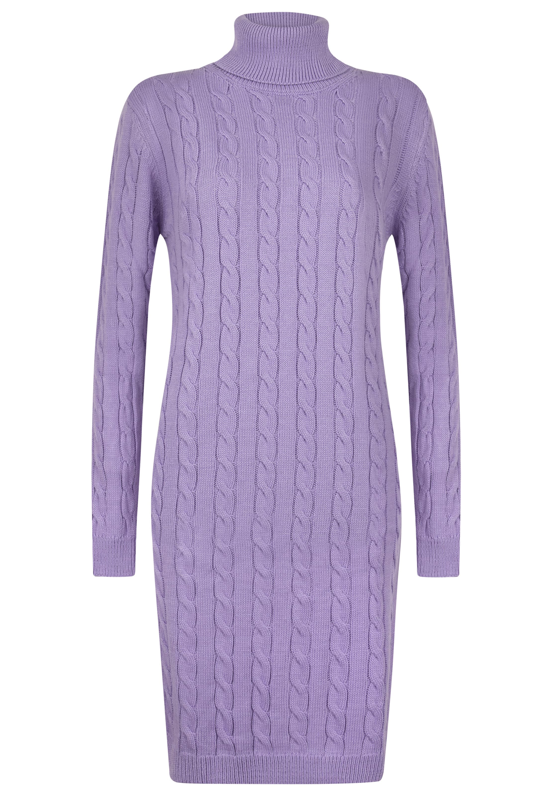 Felix Hardy Gebreide jurk in Lila: voorkant