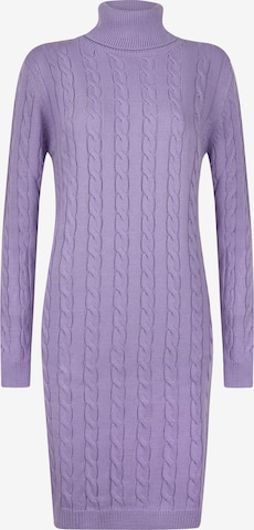 Robes en maille Felix Hardy en violet : devant