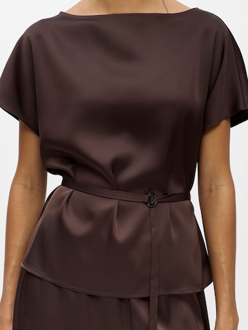 Camicia da donna 'OBJAlli' di OBJECT in marrone