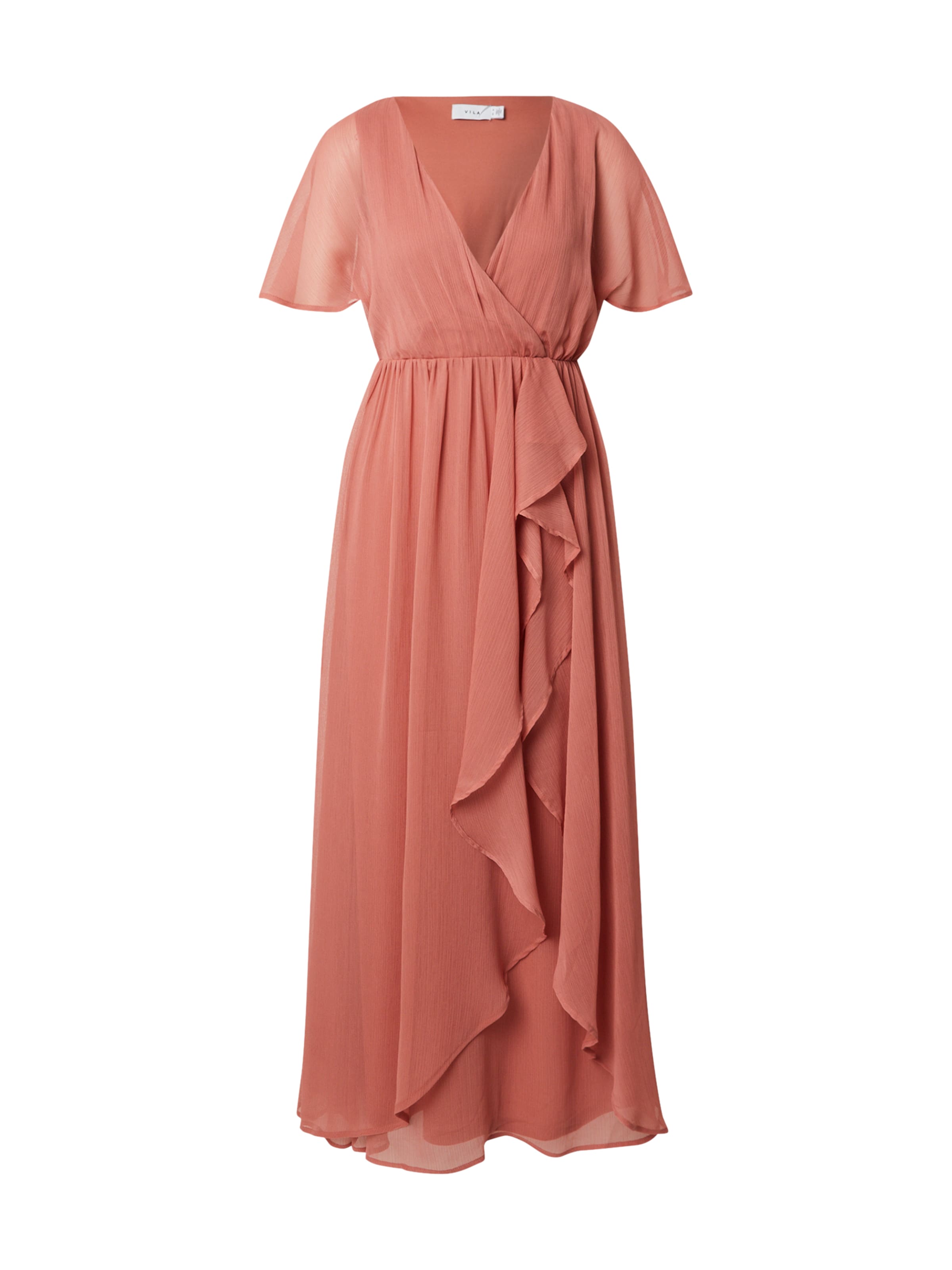 Rochie 'Virilla' de la VILA pe roz: față