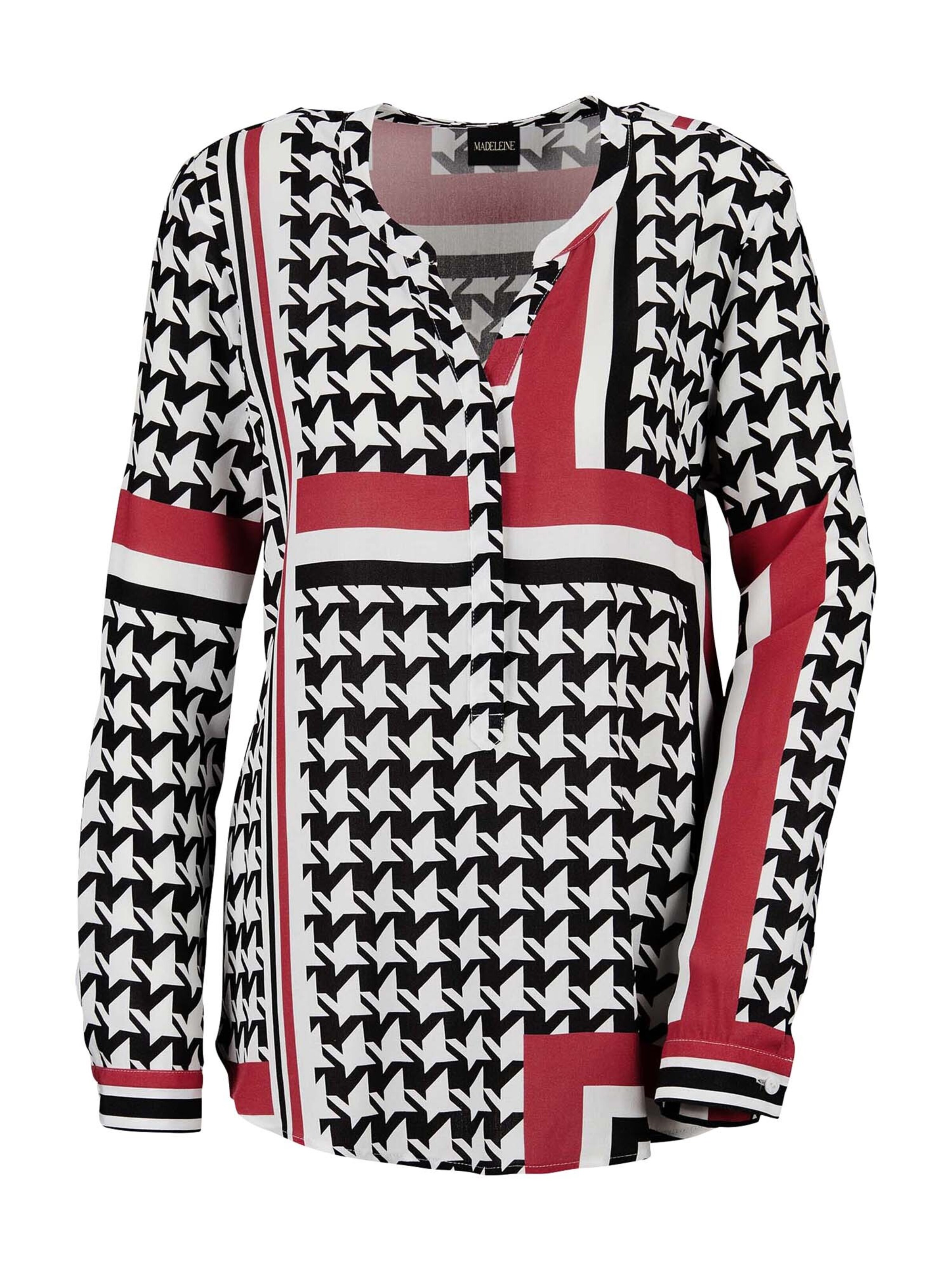 MADELEINE Blouse in Zwart: voorkant