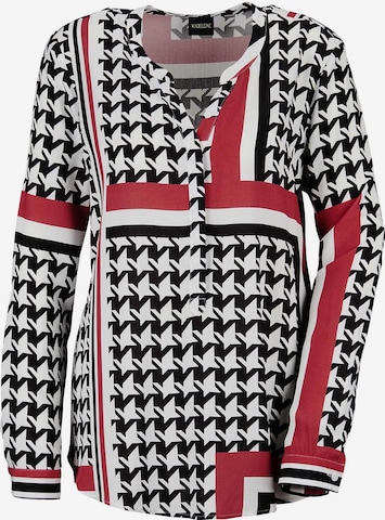 Chemisier MADELEINE en noir : devant