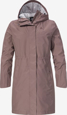 Manteau outdoor 'Bohorok' Schöffel en violet : devant