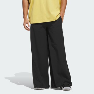 Wide Leg Pantalon de sport ADIDAS PERFORMANCE en noir