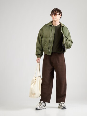 zaļš KnowledgeCotton Apparel T-Krekls