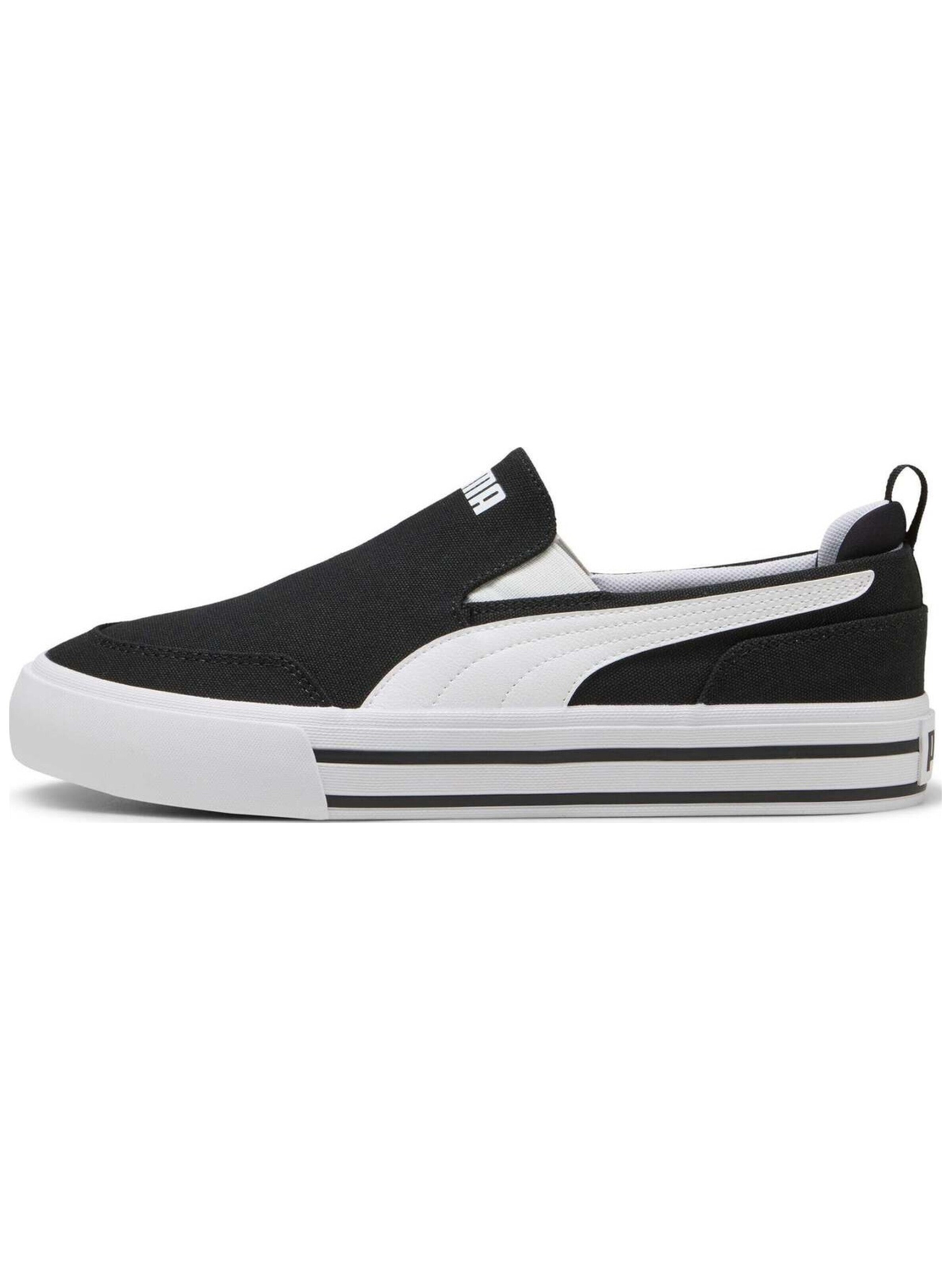 PUMA - Zapatillas sin cordones 'Court Classic' en negro: frente
