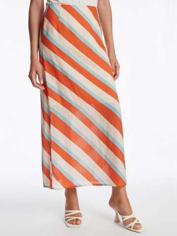 Ana Alcazar Rok 'Zedora' in Blauw: voorkant