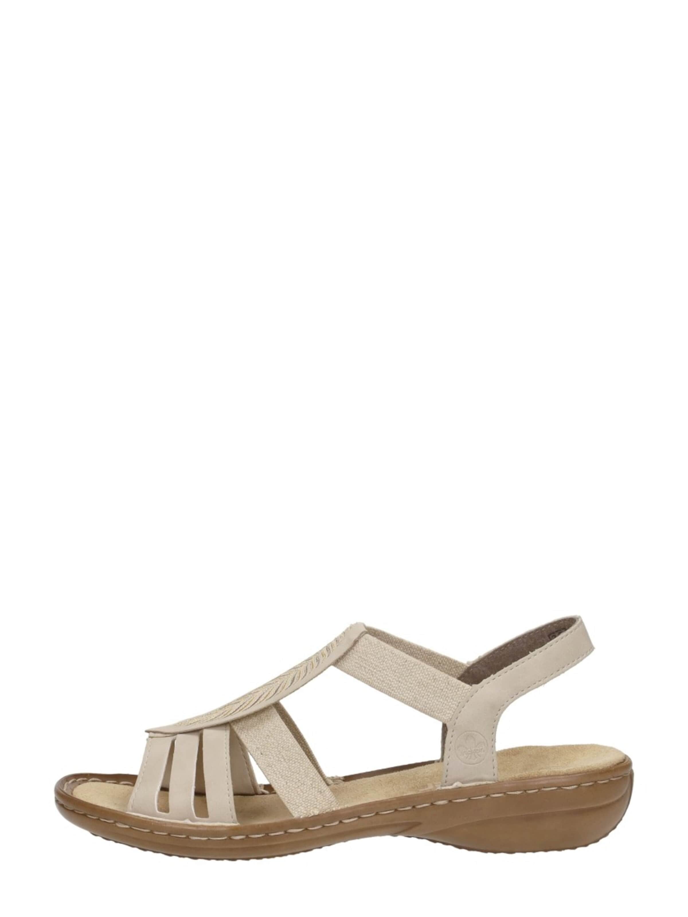 Rieker Sandaal 'Sandalen Plat' in Beige: voorkant