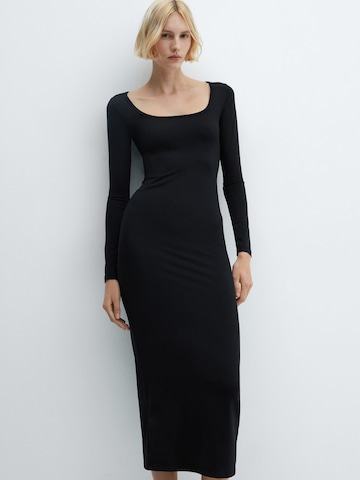 MANGO Sukienka 'TERESA' w kolorze czarny: przód
