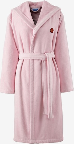 KENZO Long Bathrobe 'KBOKE' in Pink: front