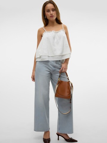 VERO MODA Топ 'VMVeronica' в Белый