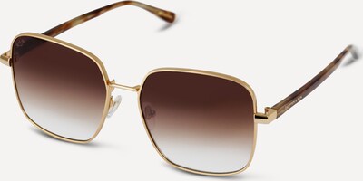 Kapten & Son Sunglasses 'Palermo Gold Brown' in Caramel / Dark brown / Gold, Item view