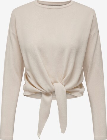 ONLY Sweater 'Amalia' in Beige: front