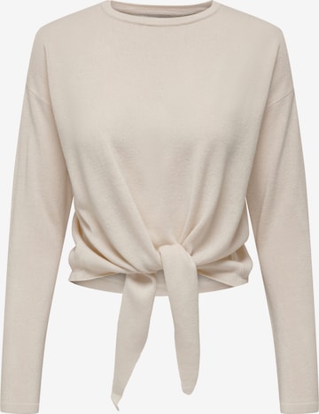 ONLY Sweater 'Amalia' in Beige: front