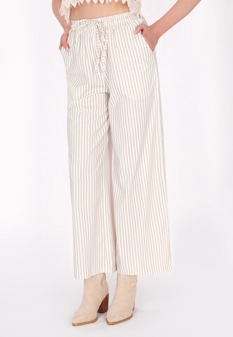 usha FESTIVAL - Pierna ancha Pantalón en blanco