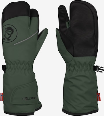 TROLLKIDS Gloves in Green: front