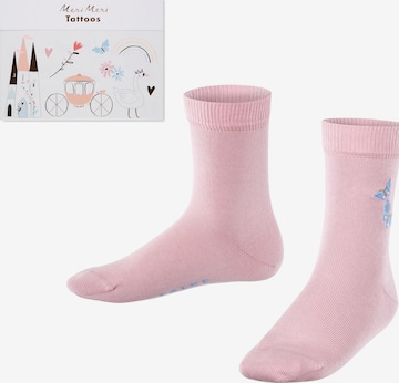 FALKE Socks 'FALKE x meri meri' in Pink: front