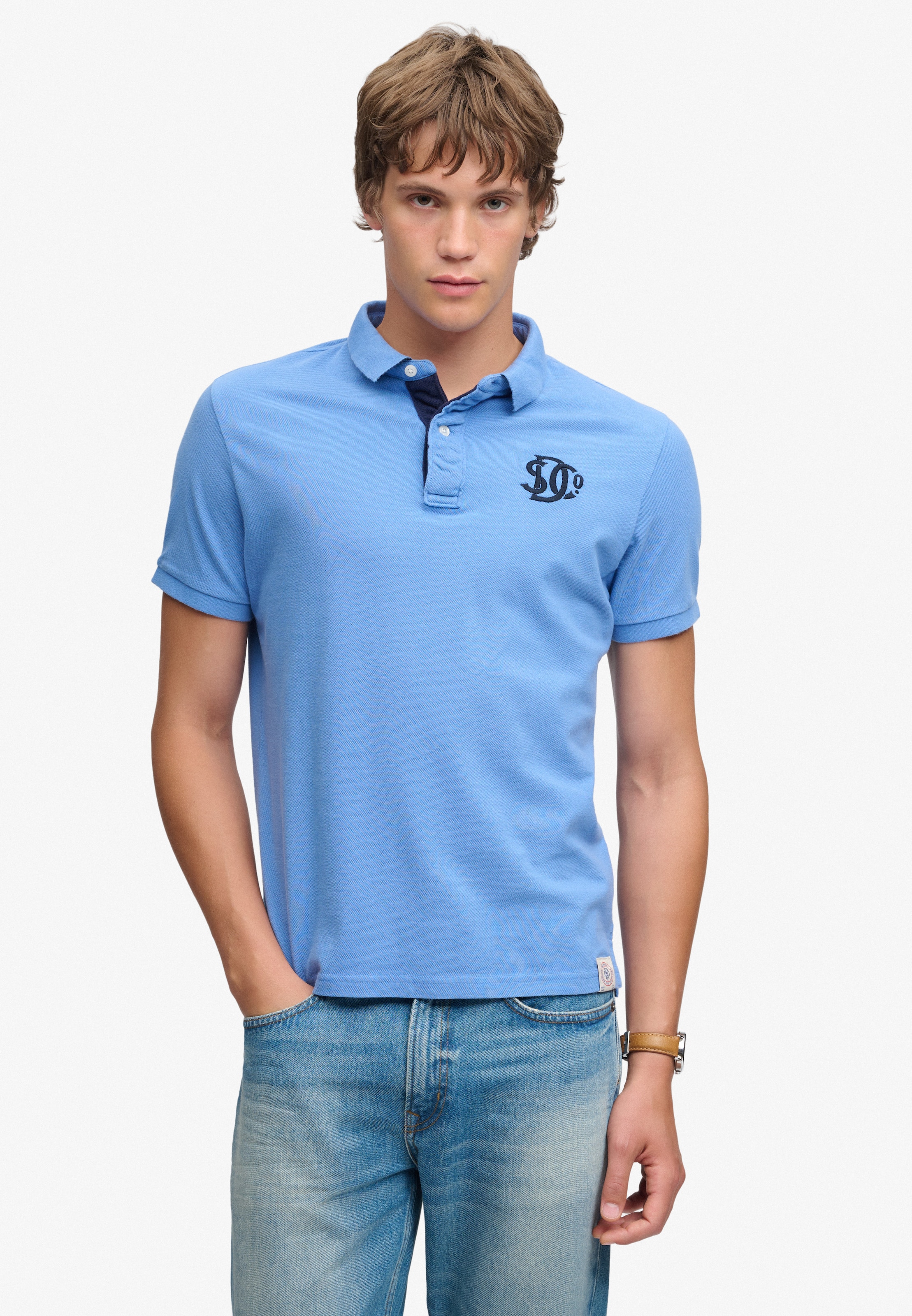 Superdry & Co Футболка в Синий: спереди