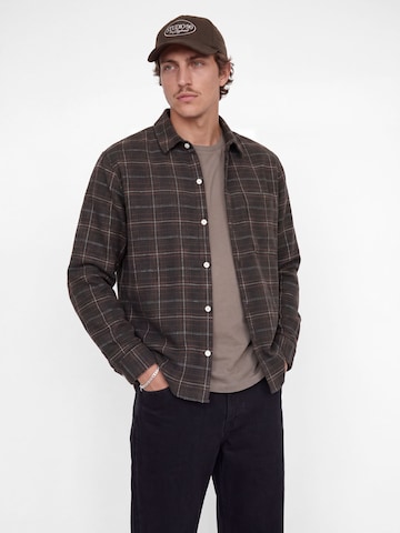 JACK & JONES Regular Fit Hemd in Braun