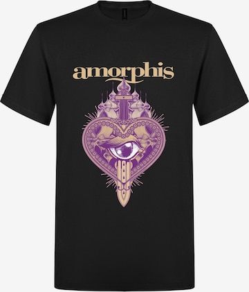 T-Shirt 'Amorphis Queen of Time tour' Amorphis en noir : devant