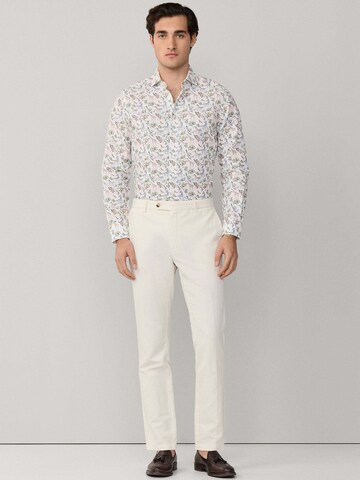 Hackett London Regular fit Overhemd 'Fauna' in Wit