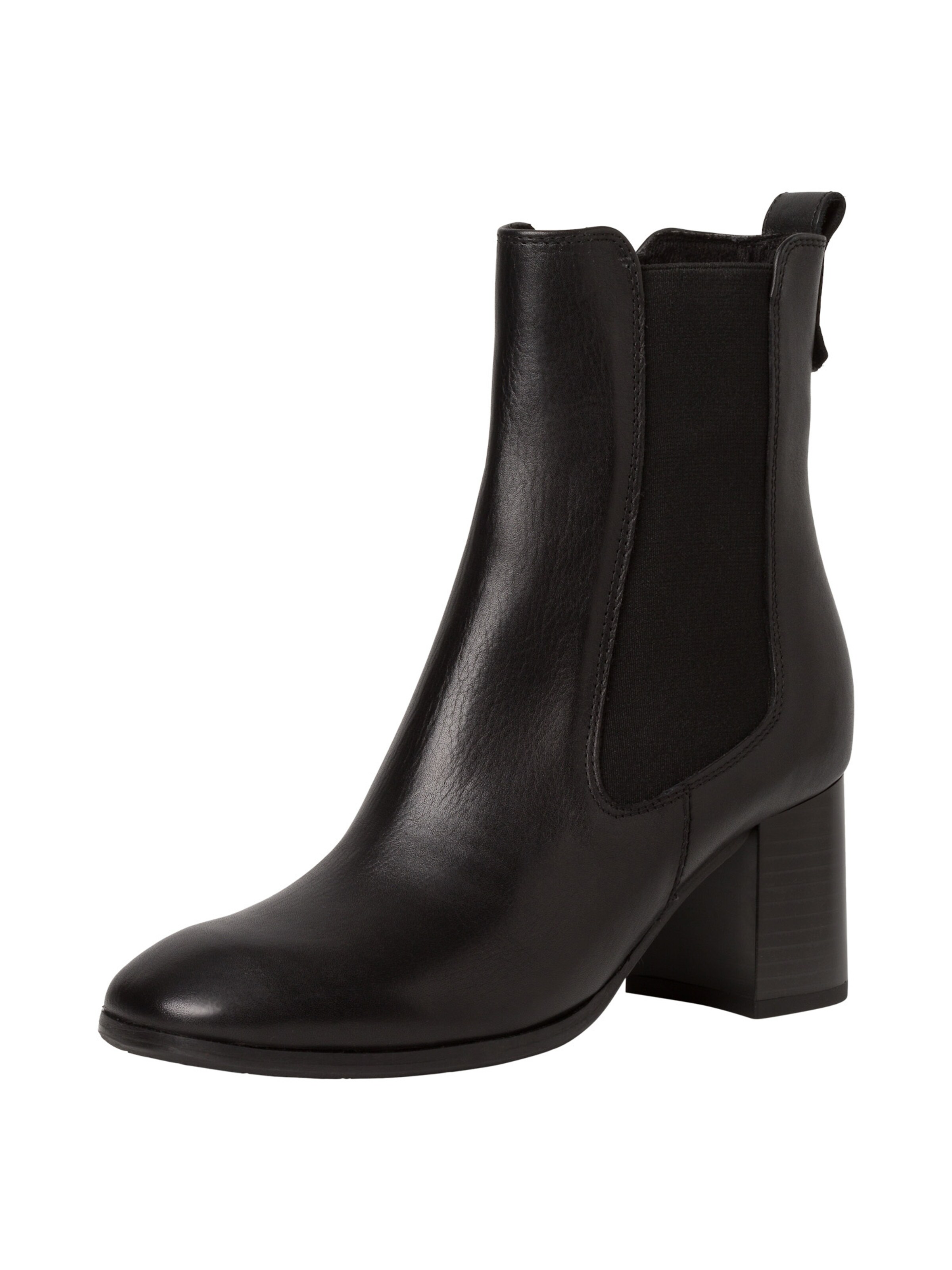 Tamaris Chelsea boots in Zwart: voorkant