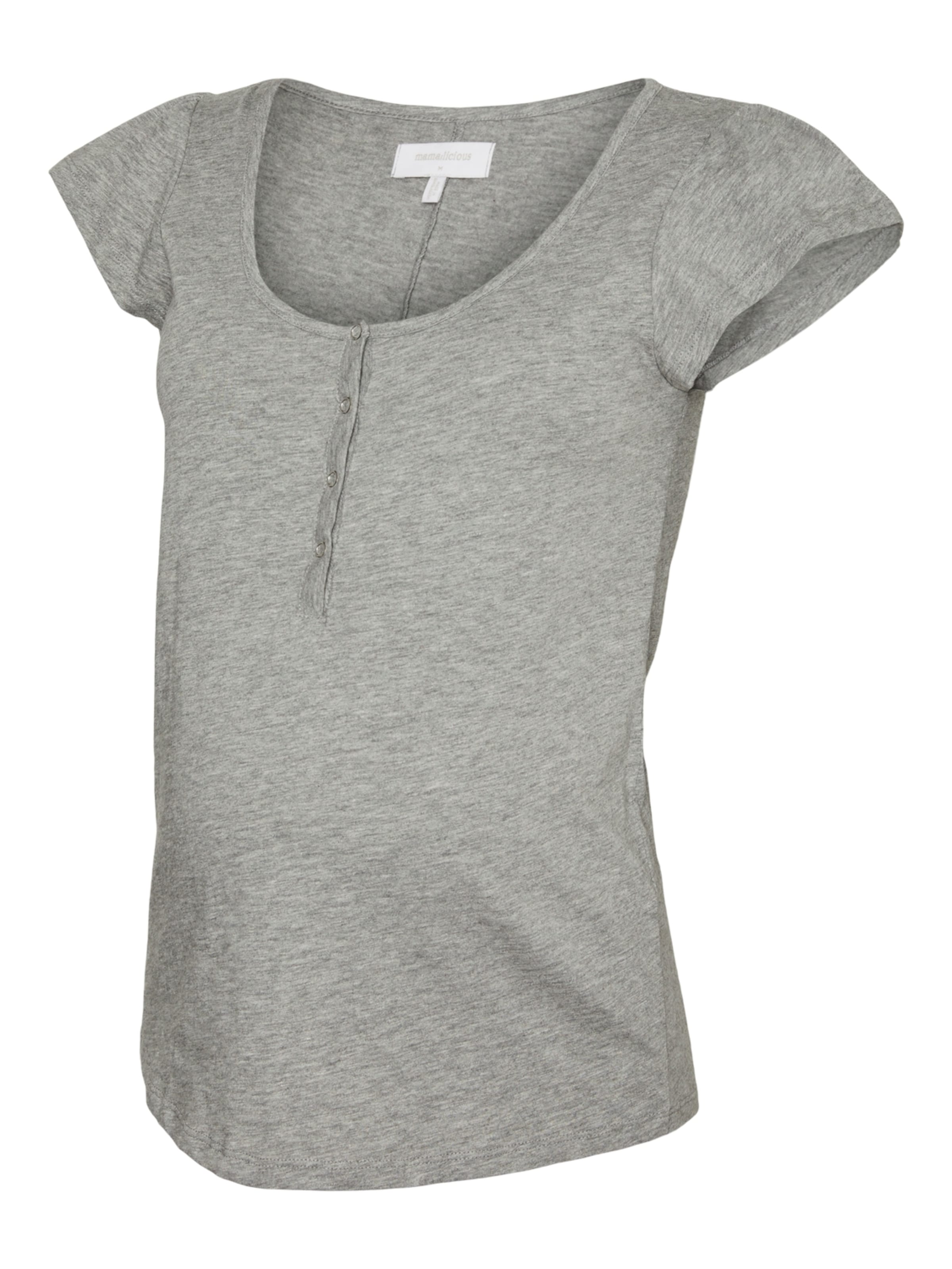 MAMALICIOUS Short Pajama Set 'Mira' in Grey