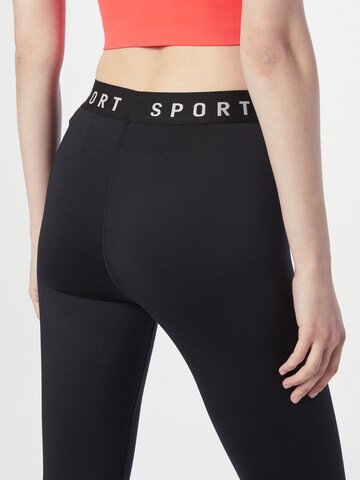 Skinny Pantalon de sport 4F en noir