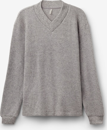 INTIMISSIMI Schlafshirt in Grau: Vorderseite