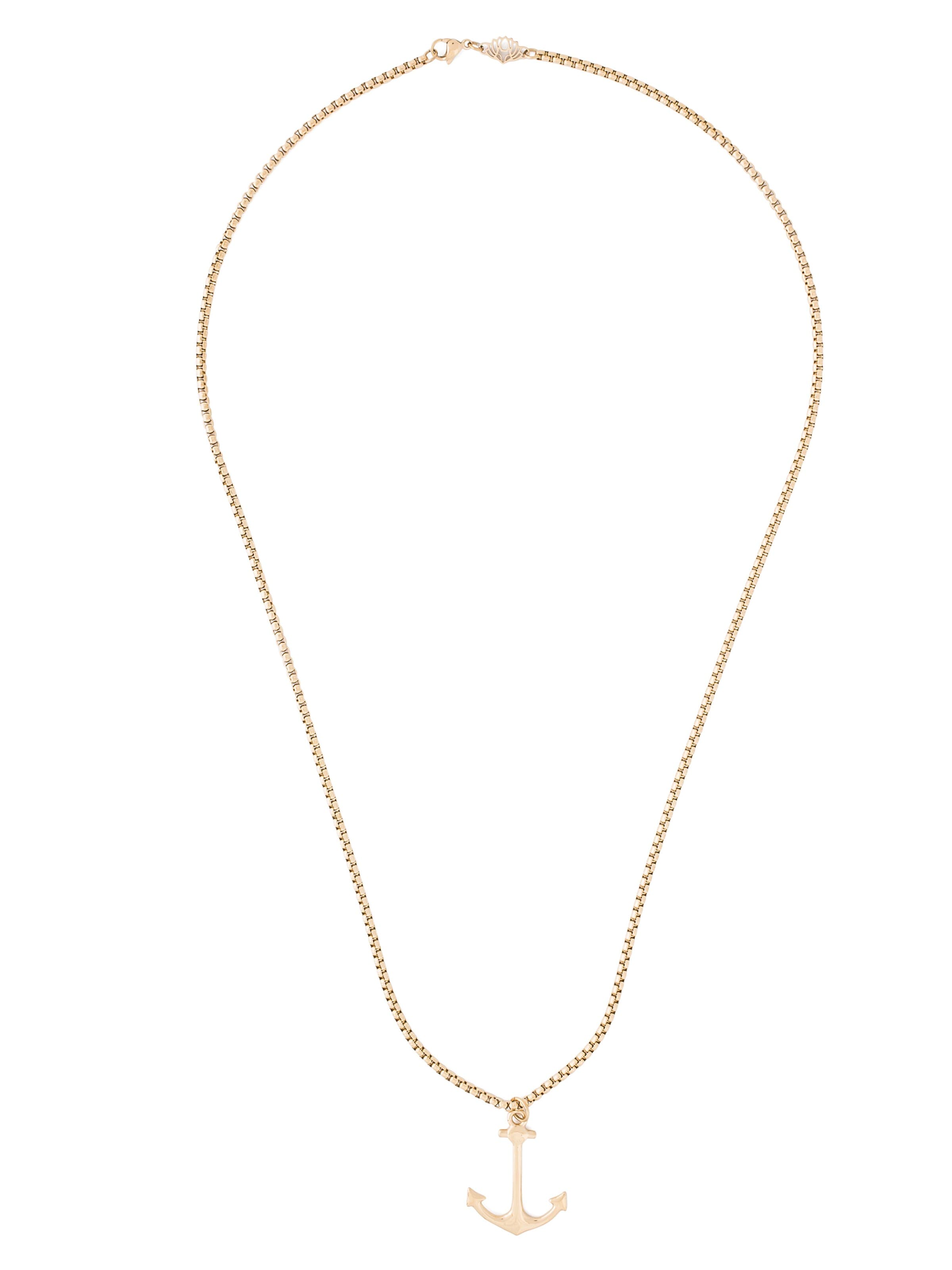 Akitsune Necklace 'Portus' in Gold: front