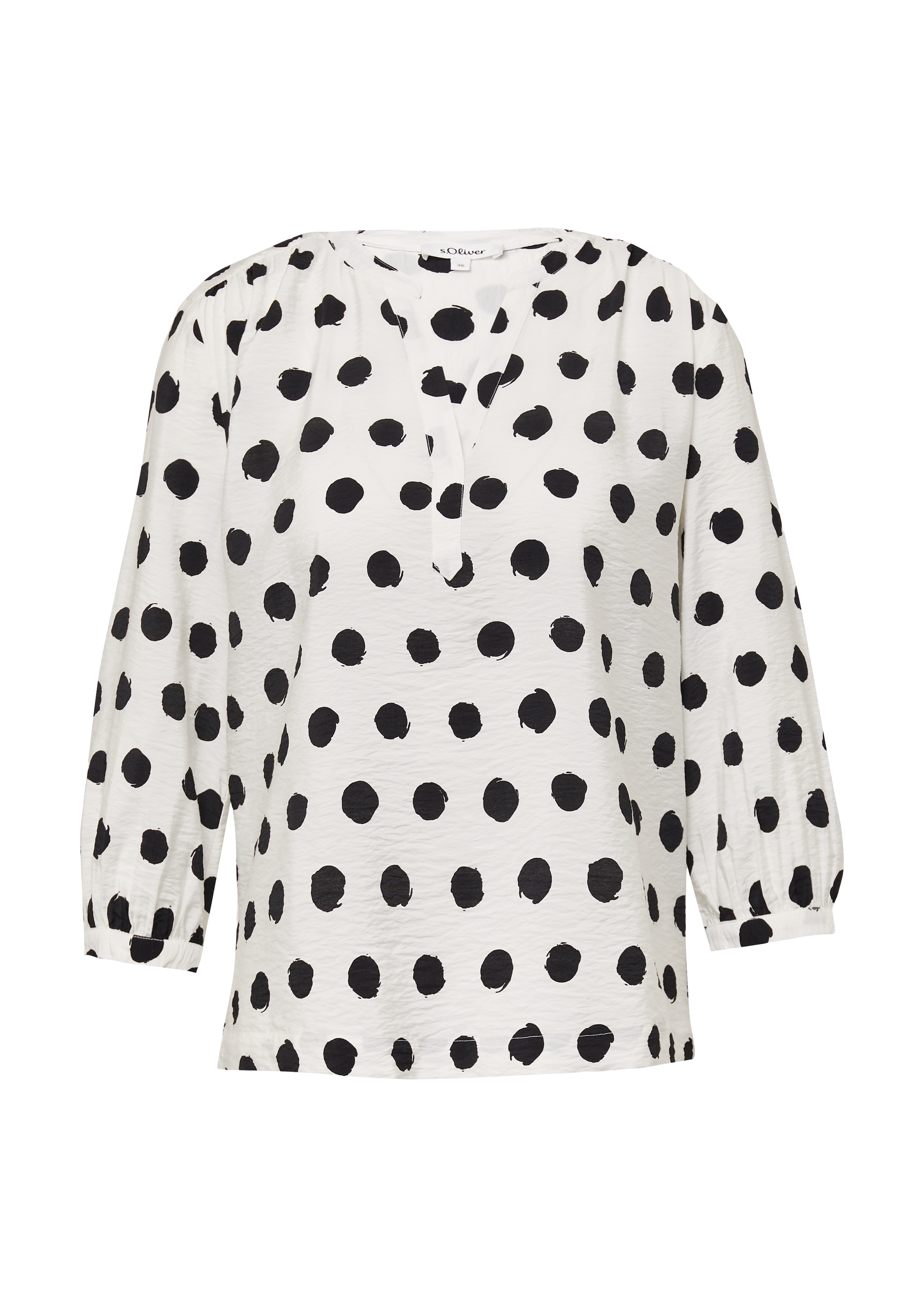 s.Oliver Blouse in Beige: voorkant