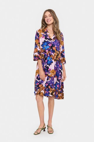 SAINT TROPEZ Summer dress 'Eda' in Purple