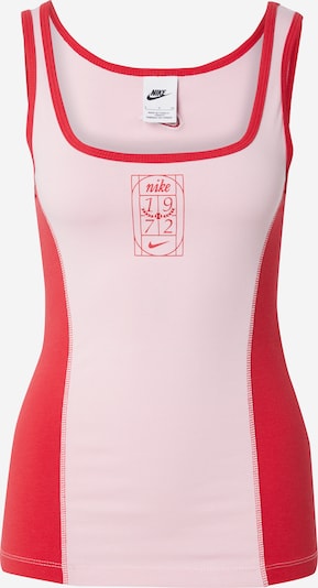 Nike Sportswear Top in rosa / knallrot, Produktansicht