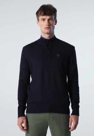 North Sails Sweater 'Jumper' in Blue: front
