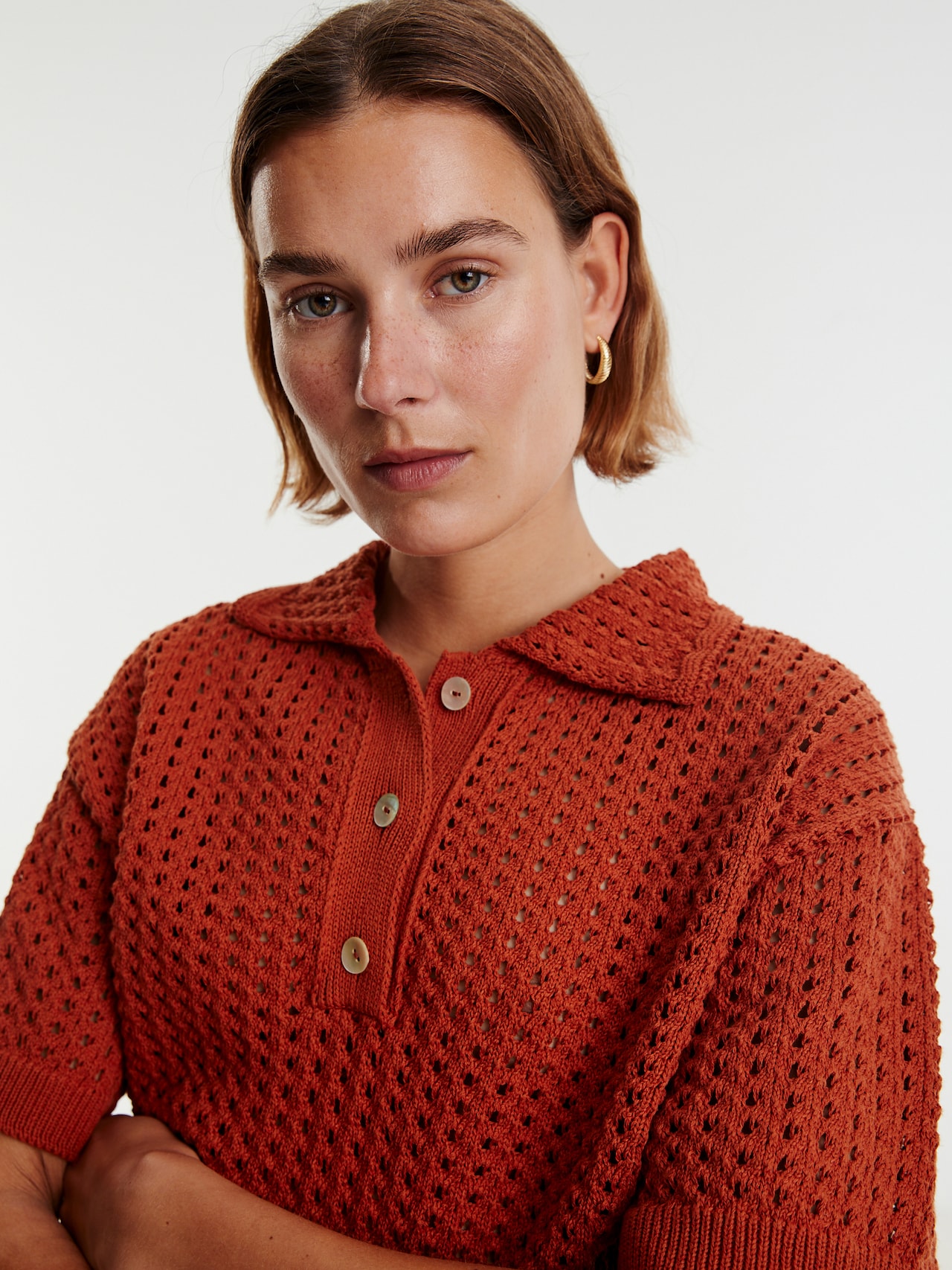 EDITED Produits Pull-over 'Jule' marron