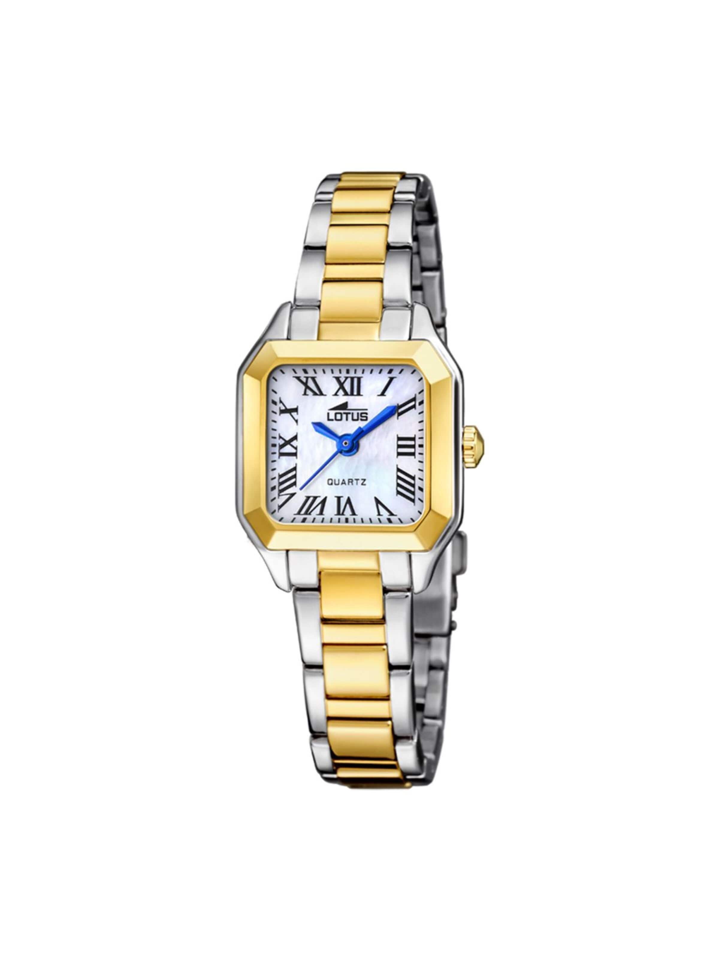 Montre à affichage analogique 'Lotus - Watch Old Money - Quartz watch movement - Watch case width: 24 mm' Lotus en argent : devant
