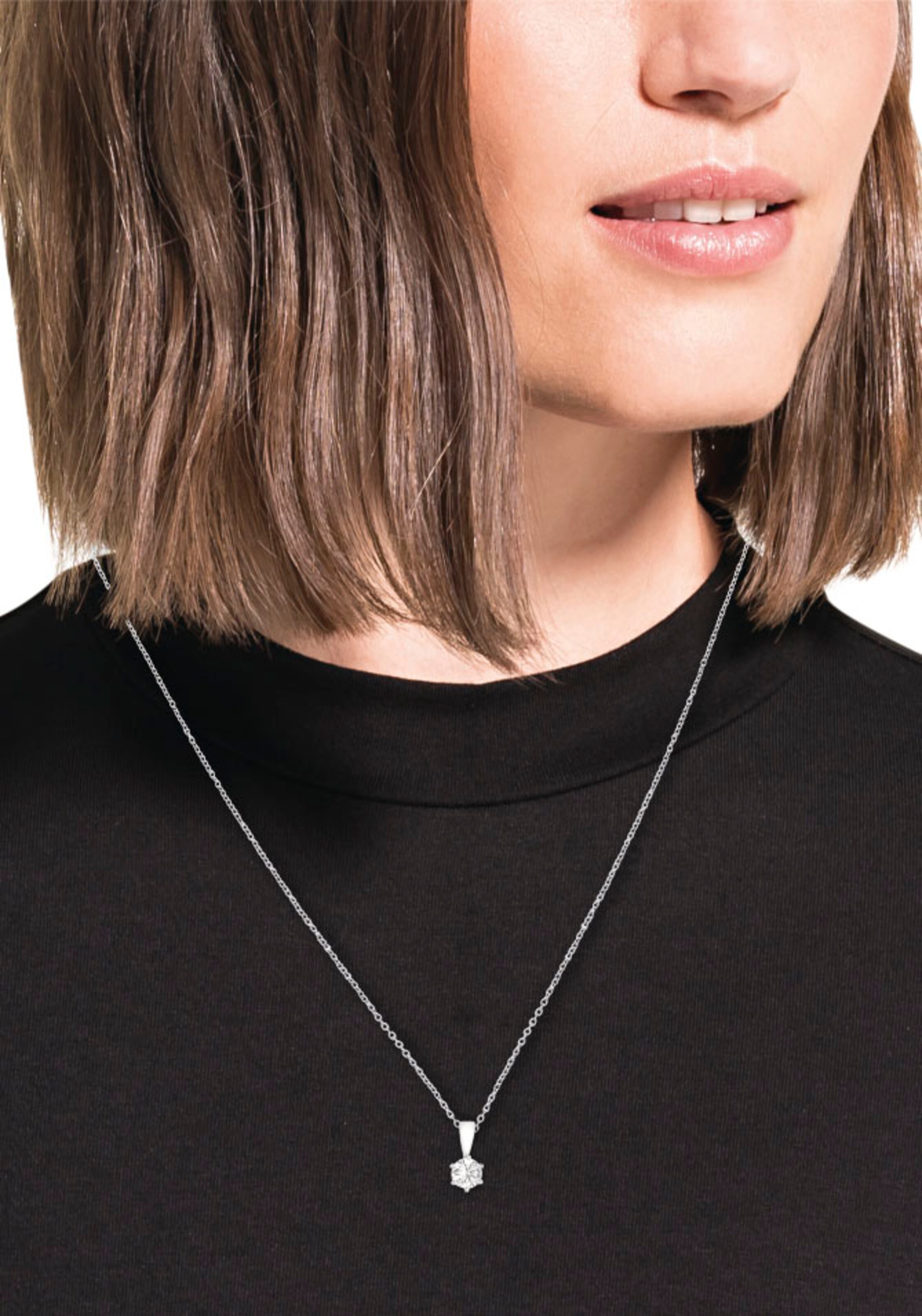 AMOR Anhänger in Silber: Vorderseite