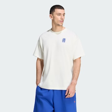 ADIDAS ORIGINALS - Camiseta 'Lofi Music' en blanco: frente