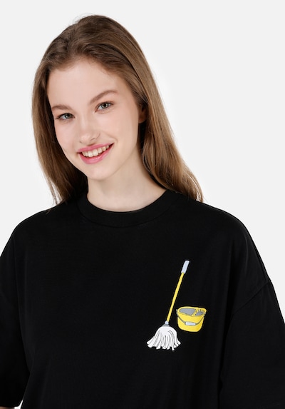 Colin's T-Shirt in gelb / grau / schwarz / weiß, Produktansicht