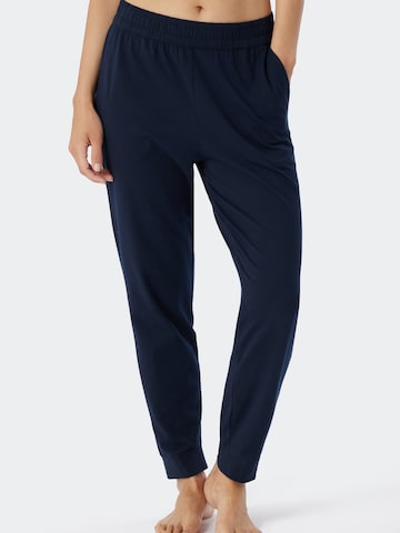 Pantalon de pyjama 'Mix & Relax' SCHIESSER en bleu : devant