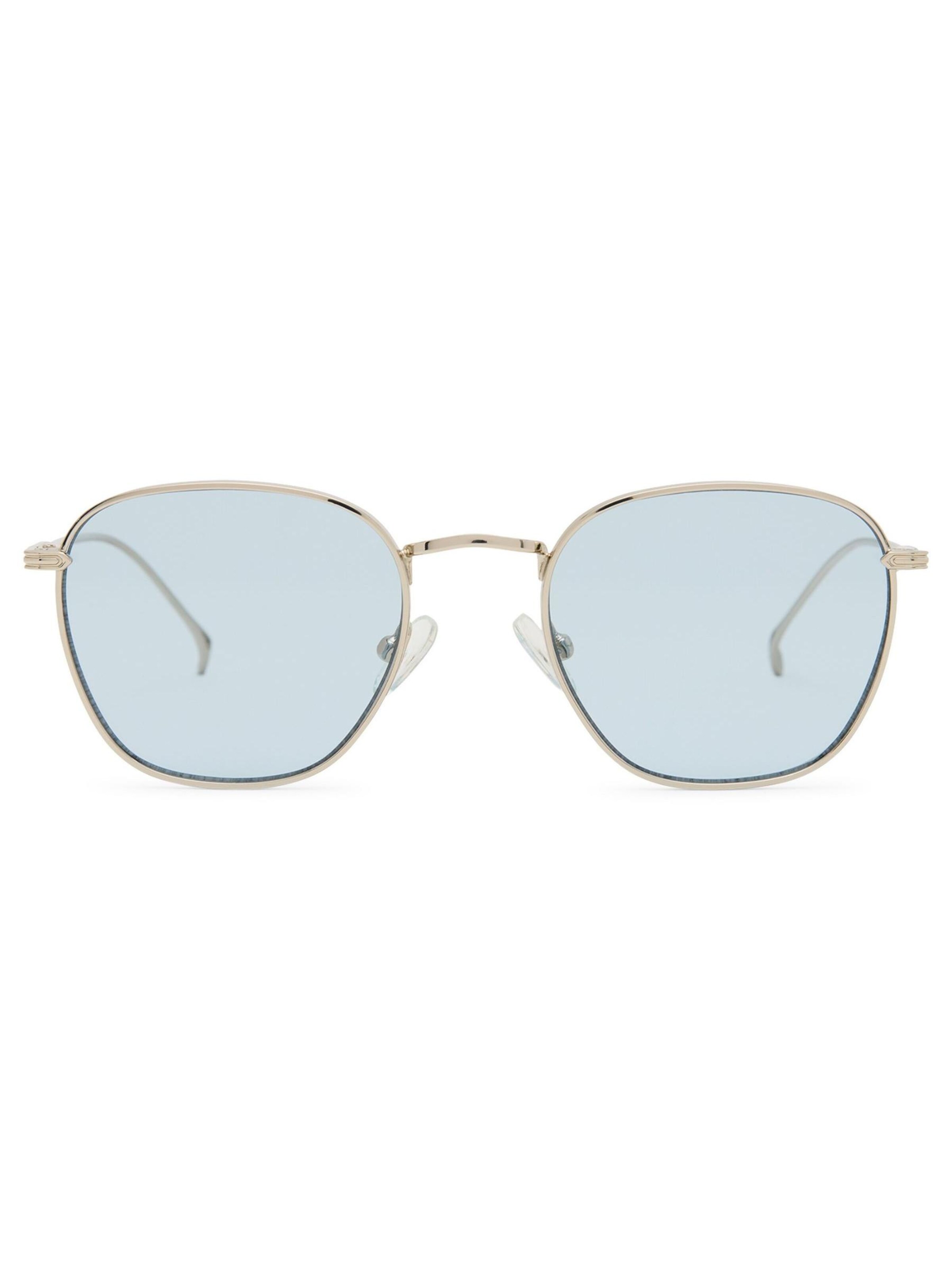 Lunettes de soleil 'Solo-Solis Modern Panto Sonnenbrille' Maxte en bleu