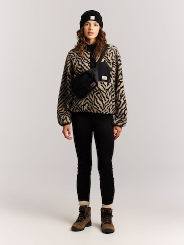 PROTEST Athletic Sweatshirt 'PRTJosey' in Brown