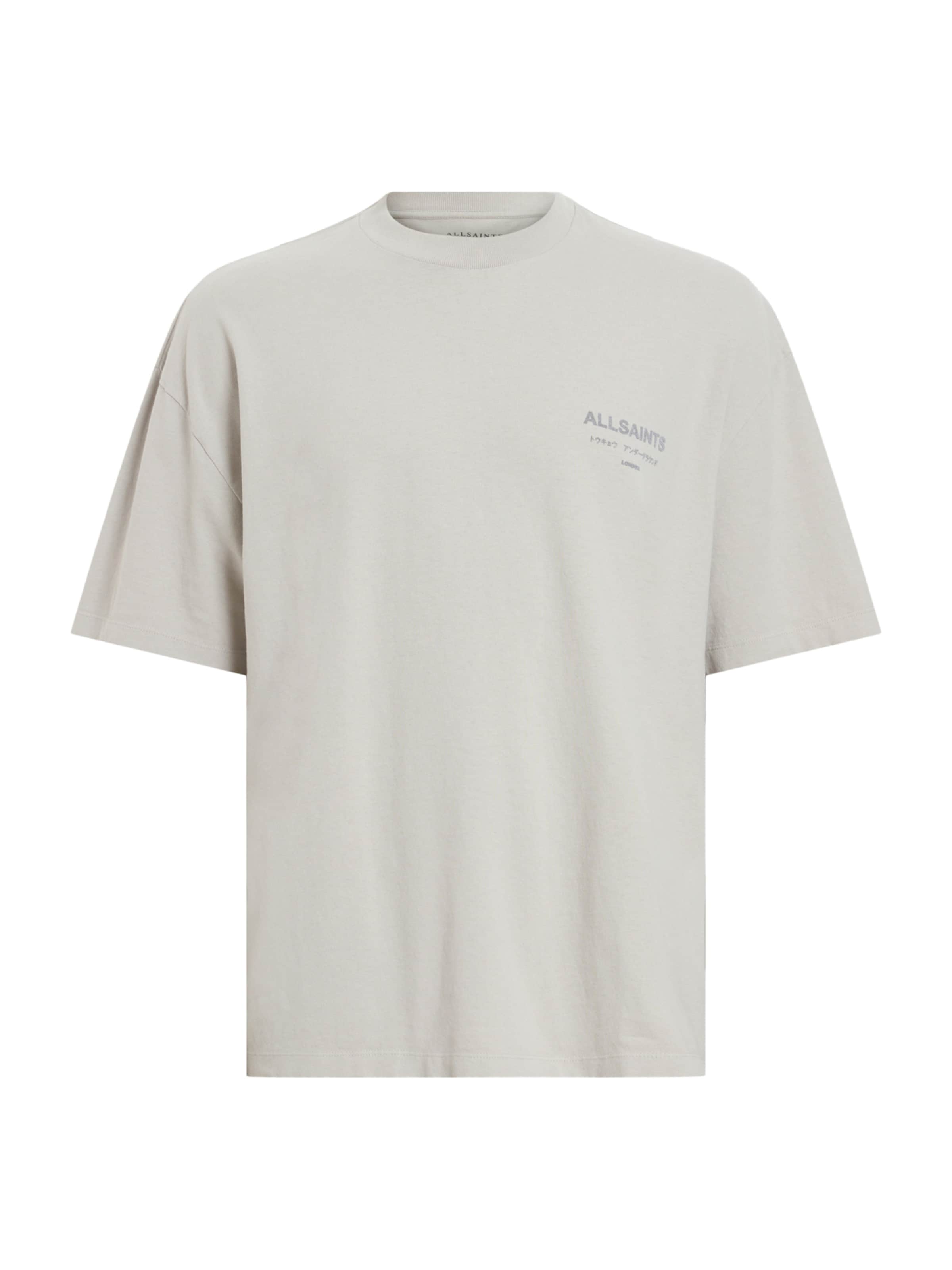 Maglietta di AllSaints in grigio: frontale