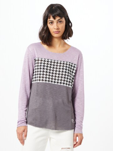 T-shirt Key Largo en violet : devant