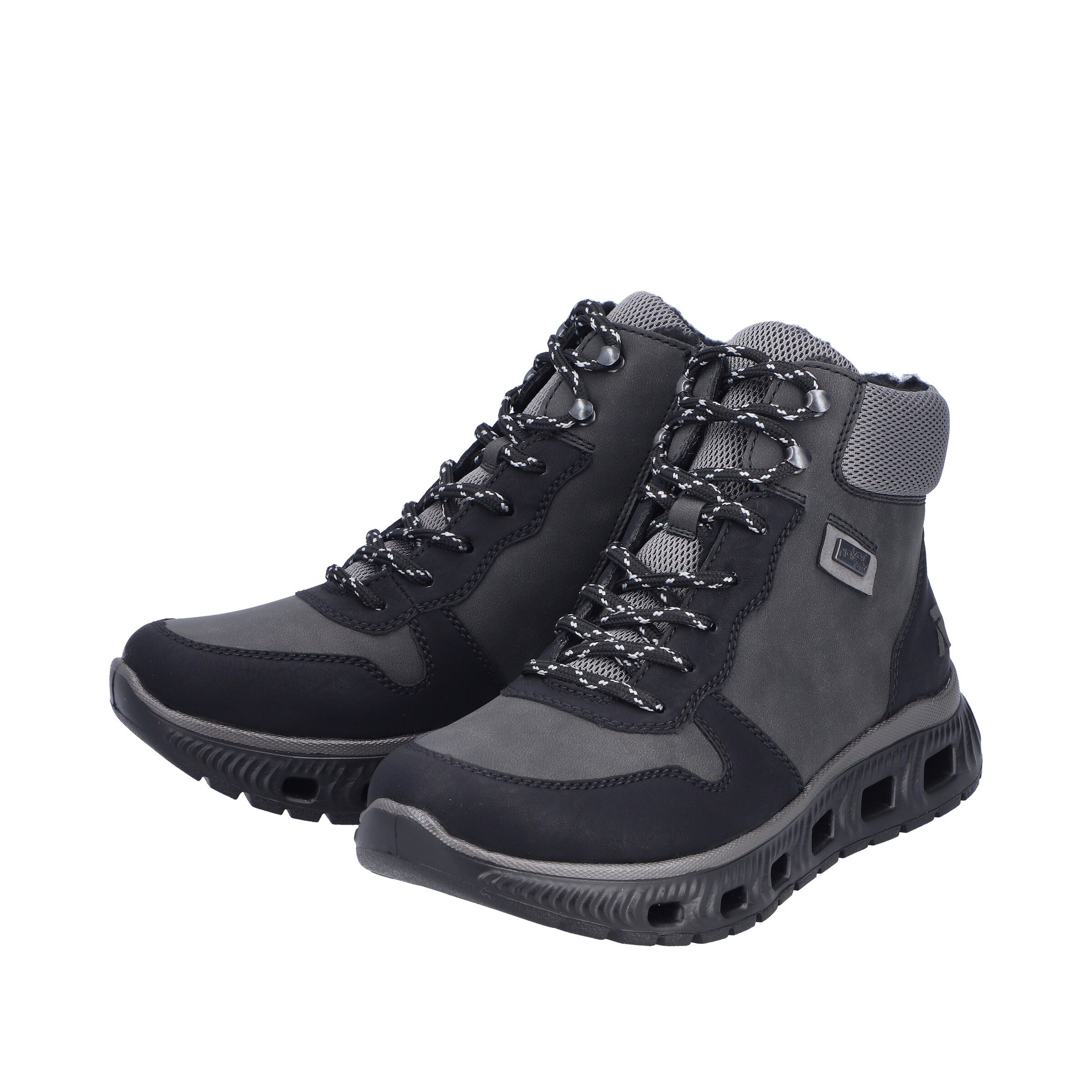Rieker Schnürstiefelette in Grau