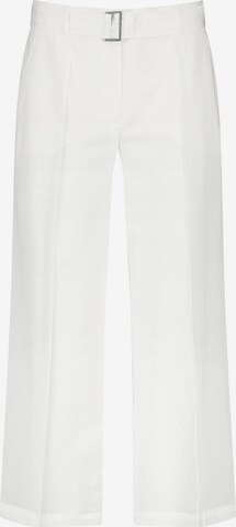 GERRY WEBER Wide leg Broek in Wit: voorkant