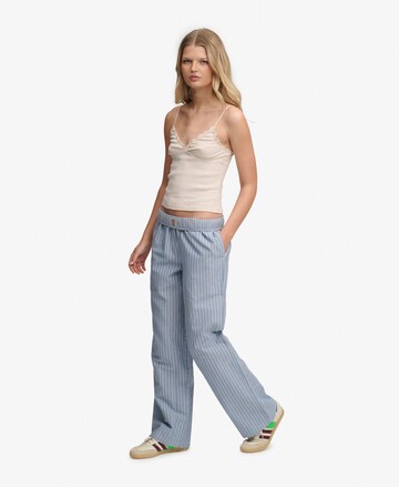 Superdry & Co Loosefit Broek in Blauw